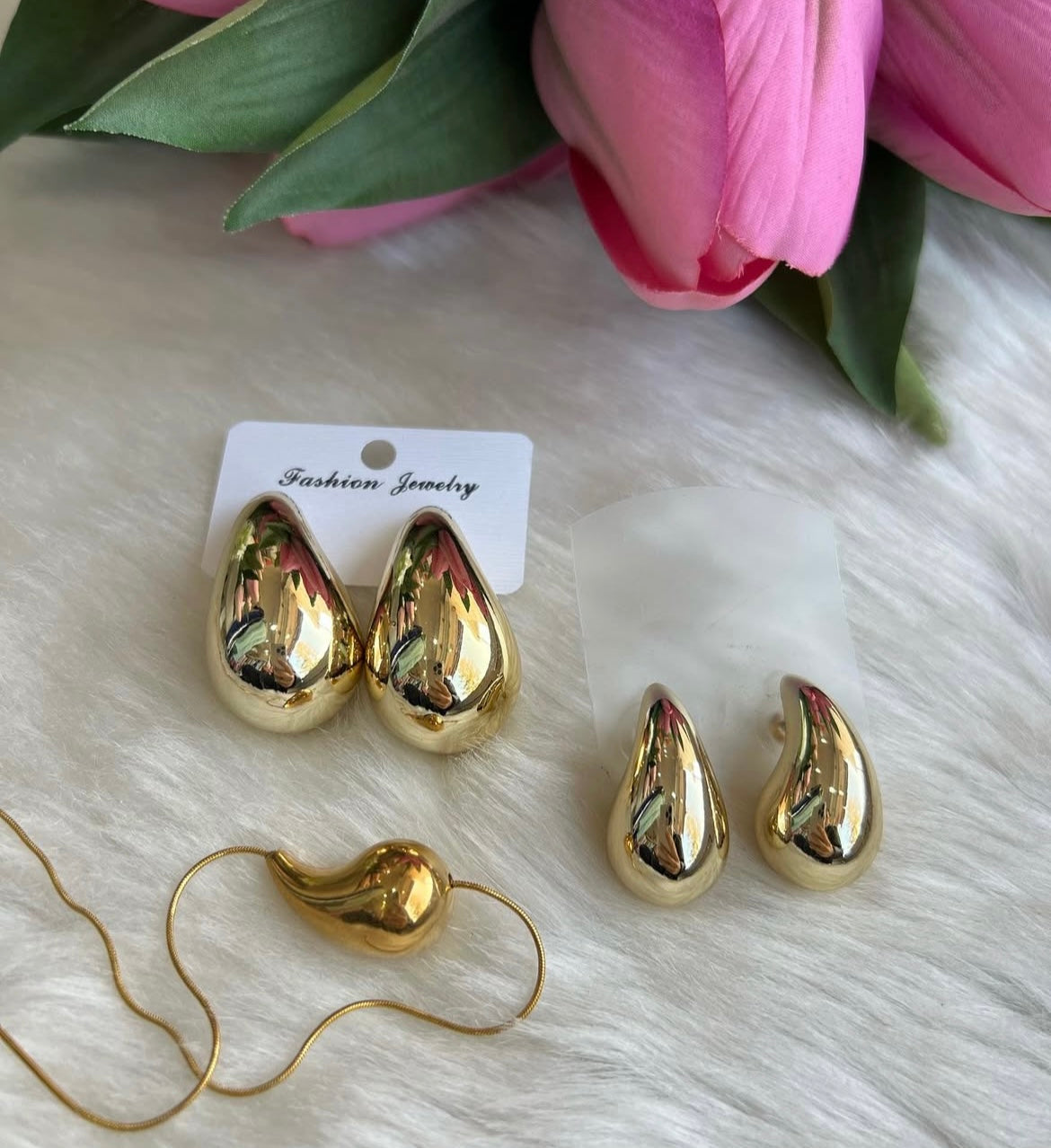 Golden Aura Hoops