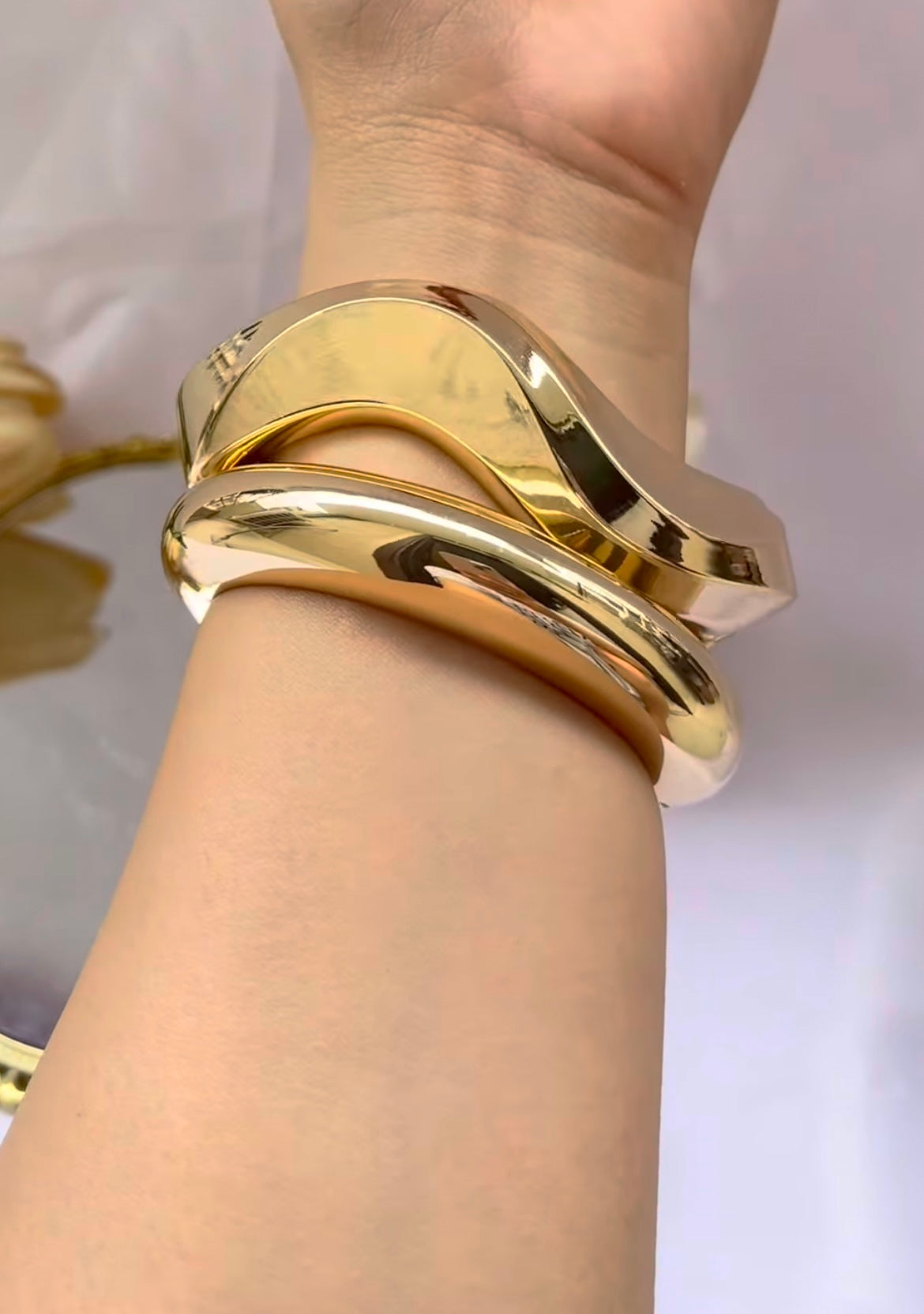 Bold Curve Luxe Cuff combo