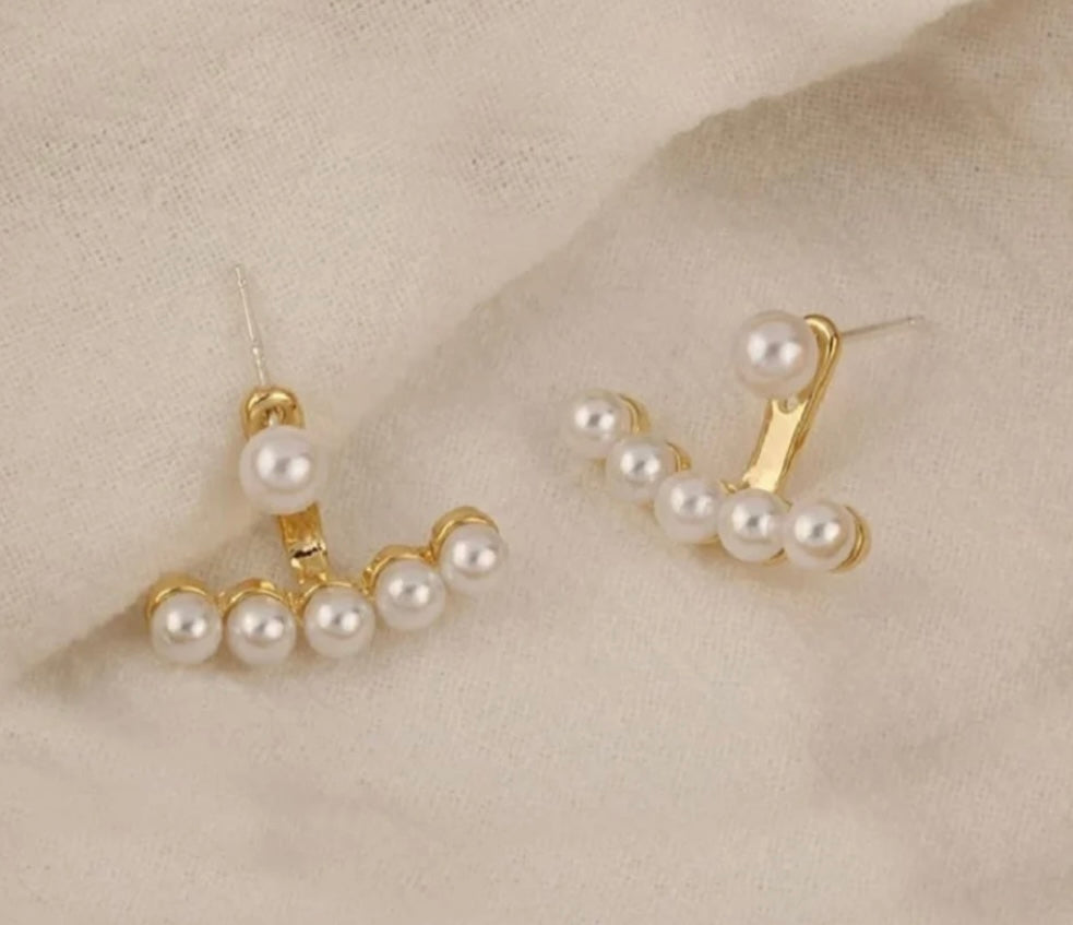 Pearl Hug Ear Cuffs