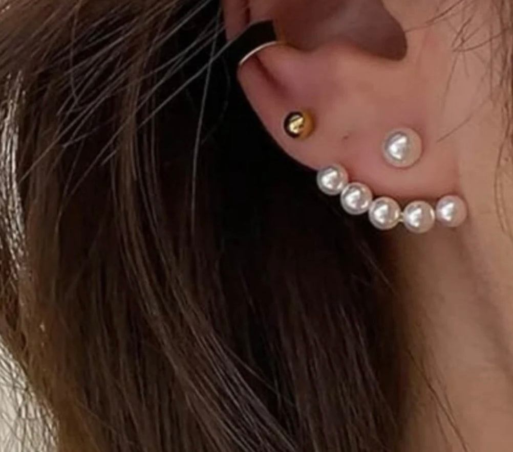 Pearl Hug Ear Cuffs