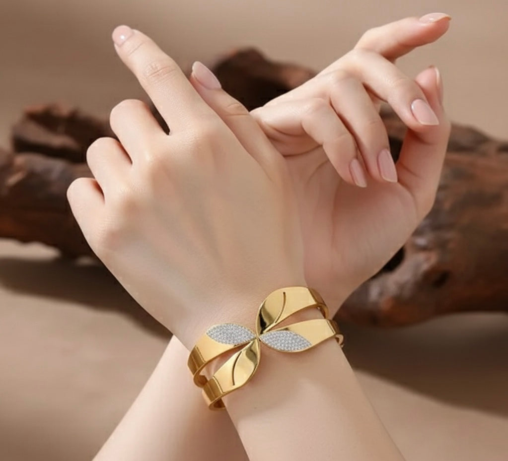 Golden Plated Cuff Bracelet
