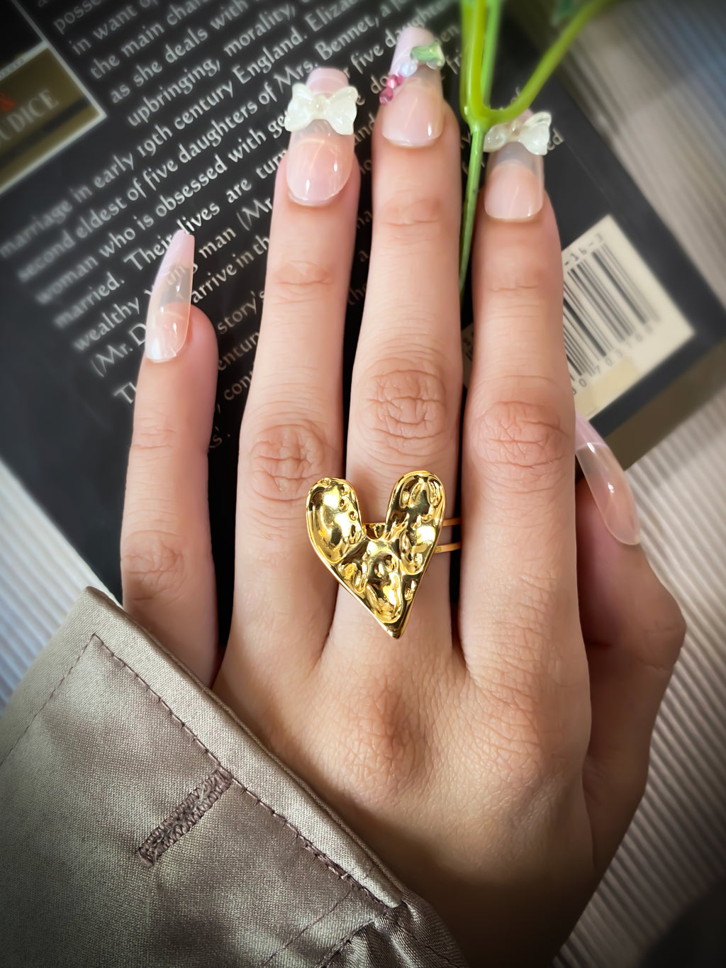 The Melted Heart Ring