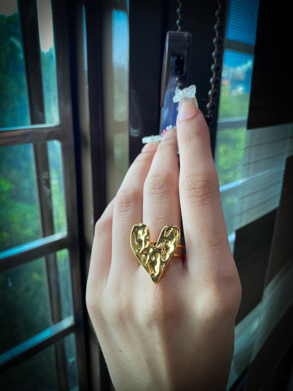 The Melted Heart Ring