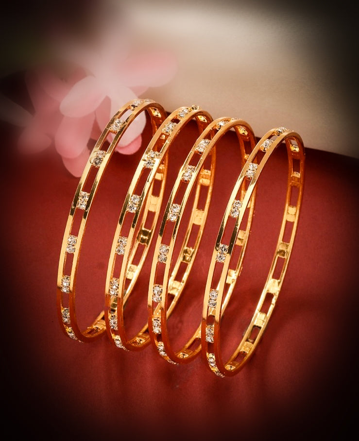 Micro gold plated anti tarnish bangles