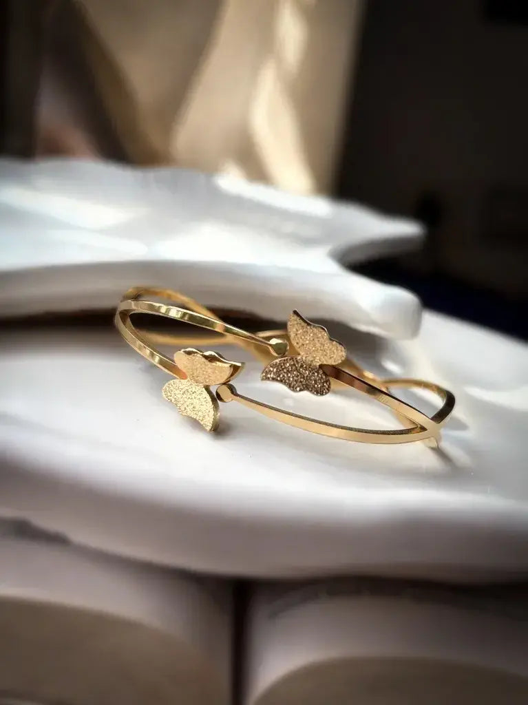 The Golden Butterfly Charm Bracelet