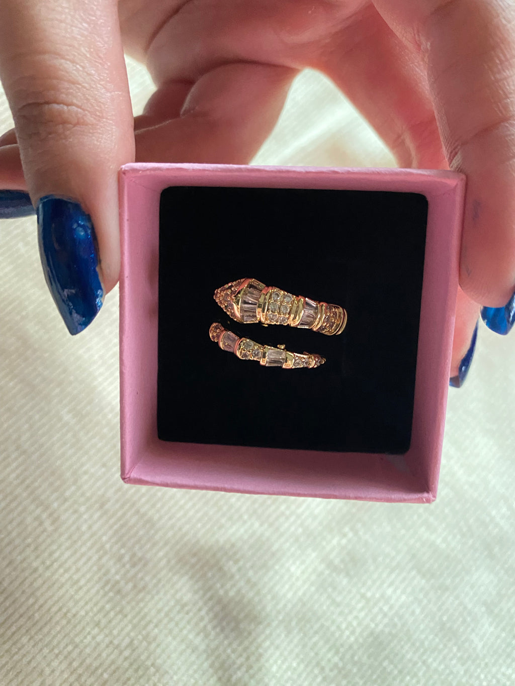 Golden Plated Snake Ring