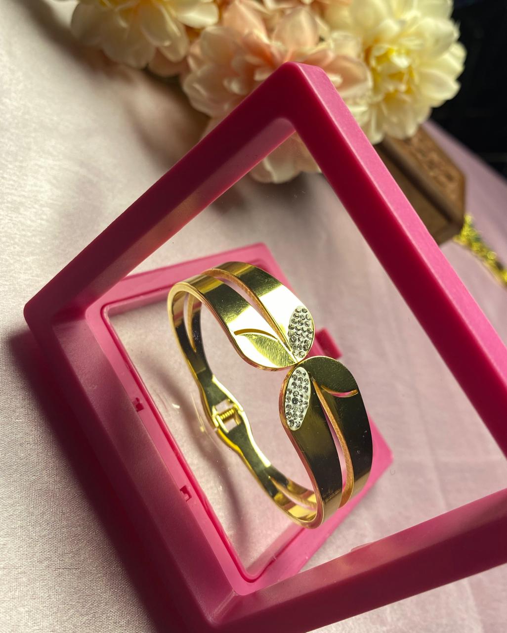 Golden Plated Cuff Bracelet