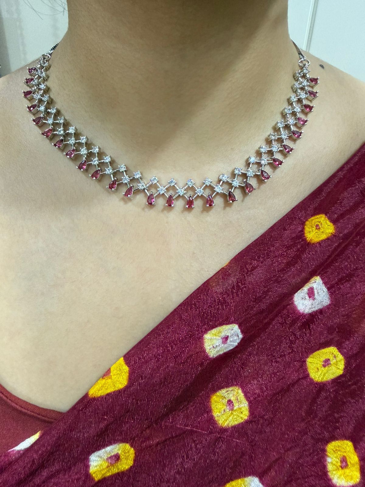 The Pink Blossom Ruby Necklace